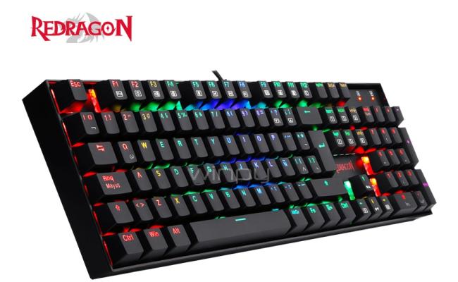 Redragon MITRA K551-1 Mechanical Gaming Keyboard RGB Backlit Wired Keyboard - Blue Switches
